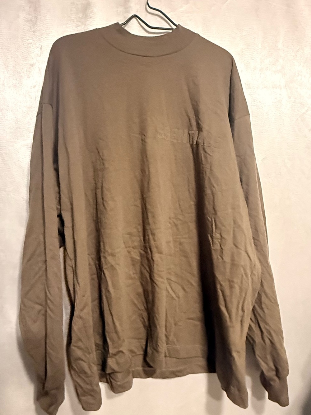Essentials Men's Crewneck Sweatshirt in Brown